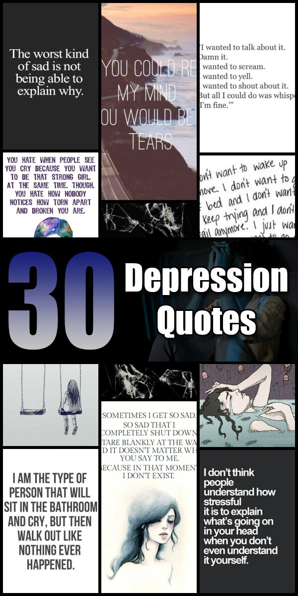 30 Depression Quotes - Quote Pond
