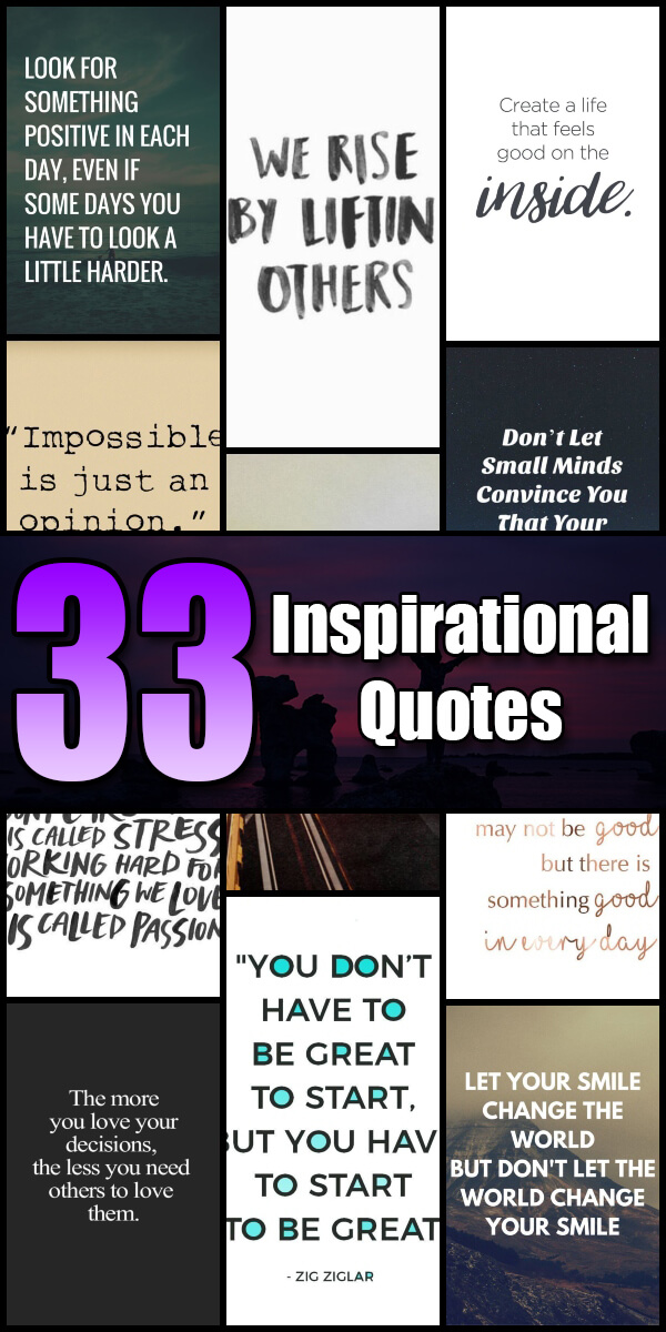33 Inspirational Quotes - Quote Pond